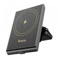Автотримач з бездротовою зарядкою Hoco HW19 Precious magnetic wireless 15Вт MagSafe 4.5-7 , магнітний в решітку, чорний