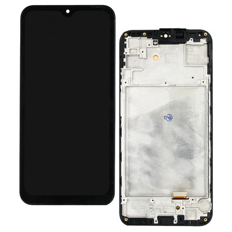 Дисплей для Samsung A155 Galaxy A15 (2023), чорний, з тачскріном, з рамкою, High quality, (OLED)