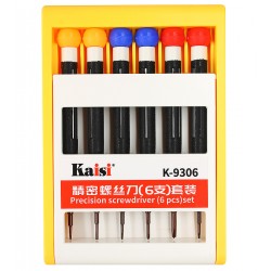 Набор инструментов Kaisi K-9306 (+1.5, Y0.6, T2, *0.8, *1.2, hexagon M2.5) Набор инструментов Kaisi K-9306 (+1.5, Y0.6, T2, *0.8, *1.2, hexagon M2.5)