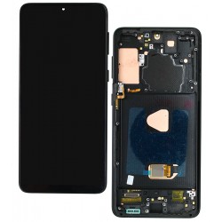 Дисплей для Samsung G996 Galaxy S21 Plus 5G, черный, с сенсорным экраном, с рамкой, High quality, (OLED) Дисплей для Samsung G996 Galaxy S21 Plus 5G, черный, с сенсорным экраном, с рамкой, High quality, (OLED)
