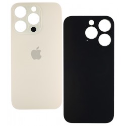 Задняя панель корпуса для Apple iPhone 14 Pro, золотистая, small hole Задняя панель корпуса для Apple iPhone 14 Pro, золотистая, small hole