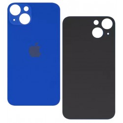 Задняя панель корпуса для Apple iPhone 13, синий, без снятия рамки камеры, big hole Задняя панель корпуса для Apple iPhone 13, синий, без снятия рамки камеры, big hole