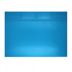 Силіконовий термостійкий килимок для пайки та розкладки запчастин, 350 x 255мм з відсіками Силіконовий термостійкий килимок для пайки та розкладки запчастин, 350 x 255мм з відсіками