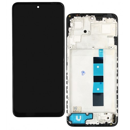 Дисплей для Xiaomi Redmi Note 12 4G, черный, c рамкой, High Copy, (OLED)