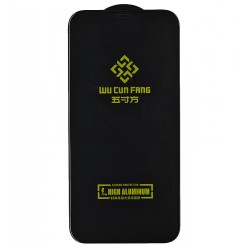 Защитное стекло для Apple iPhone 12, iPhone 12 Pro, High Aluminum, черное