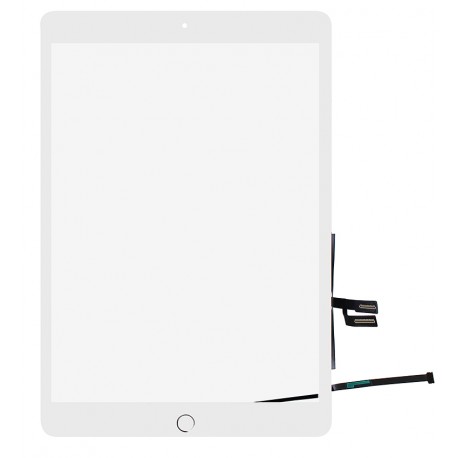 Сенсорный экран для Apple iPad 10.2 2019 (iPad 7), с кнопкой HOME, белый, High quality