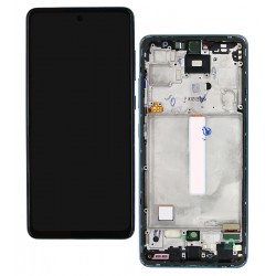 Дисплей для Samsung A525 Galaxy A52, A526 Galaxy A52 5G, синій, з рамкою, High Quality, OLED) Дисплей для Samsung A525 Galaxy A52, A526 Galaxy A52 5G, синій, з рамкою, High Quality, OLED)