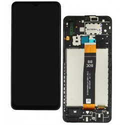 Дисплей для Samsung A022F Galaxy A02, черный, с рамкой, оригинал (PRC), SM-A022F BV065WBM-L07-DB01_R2.2 Дисплей для Samsung A022F Galaxy A02, черный, с рамкой, оригинал (PRC), SM-A022F BV065WBM-L07-DB01_R2.2
