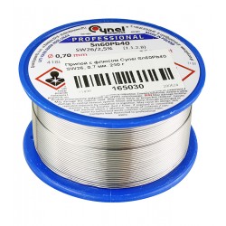 Припой с флюсом Cynel Sn60Pb40 SW26, 0.7 мм, 250 г Припой с флюсом Cynel Sn60Pb40 SW26, 0.7 мм, 250 г