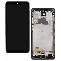 Дисплей для Samsung A725 Galaxy A72, A726 Galaxy A72 5G, черный, с рамкой, High quality, (OLED)