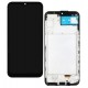 Дисплей для Samsung A245 Galaxy A24, черний, (OLED), с рамкой, High Copy