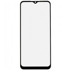 Скло дисплея Realme C21Y, Realme C25Y, з OCA-плівкою, чорне