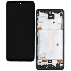 Дисплей для Samsung A525 Galaxy A52, A526 Galaxy A52 5G, чорний, з рамкою, High quality, з широким обідком, (OLED) Дисплей для Samsung A525 Galaxy A52, A526 Galaxy A52 5G, чорний, з рамкою, High quality, з широким обідком, (OLED)