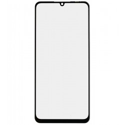 Скло дисплея для ZTE Blade A72 (4G), з OCA-плівкою, чорне
