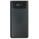 Power bank XO PR123, 30000мАч, 3 input, 4 output, LED (черный)