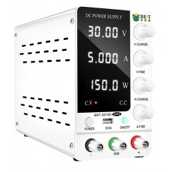Лабораторный блок питания Best BST-3010D, 30V 10А, импульсный, с цифровой индикацией, USB 5V/ 2A Лабораторный блок питания Best BST-3010D, 30V 10А, импульсный, с цифровой индикацией, USB 5V/ 2A