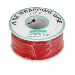 Кабель 30AWG (0,05мм.кв.) в ПВХ изоляции, красный, 250м, на катушке