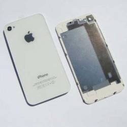 Задняя панель корпуса для Apple iPhone 4G (белая) оригинал с компонентами Задняя панель корпуса для Apple iPhone 4G (белая) оригинал с компонентами