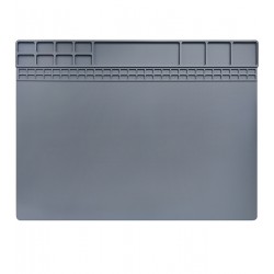 Термостойкий коврик силиконовый TE-615 405*305 мм СЕРЫЙ Термостойкий коврик силиконовый TE-615 405*305 мм СЕРЫЙ