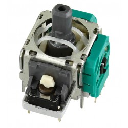 Механізм 3D джойстика для Sony PlayStation 3, PlayStation 4, PlayStation 4 Pro, PlayStation 4 Slim, PS3, PS4, PS4 Pro, PS4 Slim, 3 pin, зелений, 10 кОм, controller