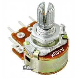 Резистор переменный 100 kOhm, 6 pin, WH148-1B-2B Резистор переменный 100 kOhm, 6 pin, WH148-1B-2B