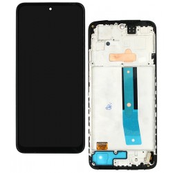 Дисплей для Xiaomi Redmi Note 11S, чорний, з рамкою, High Copy, (OLED)