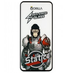 Захисне скло для Samsung A556 Galaxy A55, Full Glue, Gorilla Anti-Static, 0.3 мм, чорне Захисне скло для Samsung A556 Galaxy A55, Full Glue, Gorilla Anti-Static, 0.3 мм, чорне