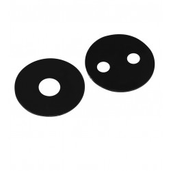 Скло камери для Xiaomi Redmi 13C, чорний, комплект 2шт