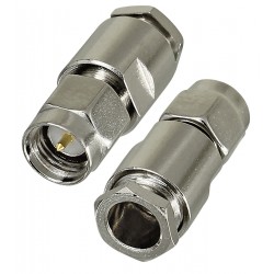 Штекер SMA под кабель (RG-58), латунь Штекер SMA под кабель (RG-58), латунь