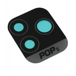 Скло камери для TECNO Pop 5 (BD2P), чорне Скло камери для TECNO Pop 5 (BD2P), чорне