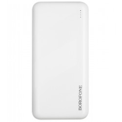 Power bank Borofone BJ27A 20000 мАг (2USB+Type-C+Micro-USB), білий
