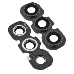 Скло камери для Samsung A345 Galaxy A34, сріблястий, з рамкою