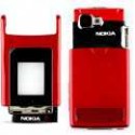 Корпус для Nokia N76, червоний, China quality ААА