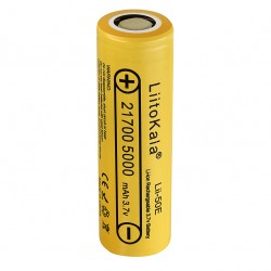 Акумулятор 21700 LiitoKala Lii-50E, (Li-ion 3.7V 5000mAh), високострумовий Акумулятор 21700 LiitoKala Lii-50E, (Li-ion 3.7V 5000mAh), високострумовий