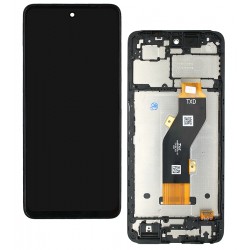 Дисплей для Tecno Spark 20C (BG7n), з сенсорним екраном (дисплейний модуль), чорний, з рамкою Дисплей для Tecno Spark 20C (BG7n), з сенсорним екраном (дисплейний модуль), чорний, з рамкою