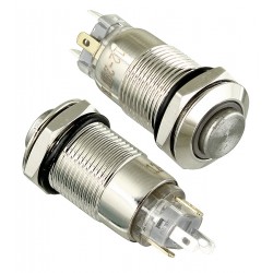 Кнопка Антивандальная HS12H-10EZ/J/N 12-24V AC/DC Red LED Кнопка Антивандальная HS12H-10EZ/J/N 12-24V AC/DC Red LED