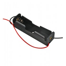 Тримач акумуляторів 18650, 1x1, з контактами, тип 3 Тримач акумуляторів 18650, 1x1, з контактами, тип 3