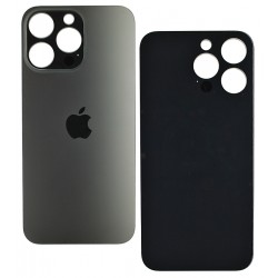 Задняя панель корпуса для Apple iPhone 15 Pro Max, серая Задняя панель корпуса для Apple iPhone 15 Pro Max, серая