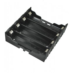 Держатель аккумуляторов 18650, 1x4, с контактами, тип 1 Держатель аккумуляторов 18650, 1x4, с контактами, тип 1