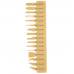 Набір для ремонту друкованих плат і мікросхем QianLi 011-1 (під ручку з цангою QianLi і Mega-Idea, 16 прецизійних металевих лопаток)