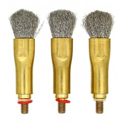 Змінні щітки QianLi Steel Brush (3шт) для ручок з різьбовим або цанговим затискачем (QianLi 012 iHilt, Mechanic, Mega-Idea)