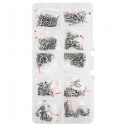 Набір нержавіючих шурупів PA1.2, PA1.4 500шт. нерж. 304 Набір нержавіючих шурупів PA1.2, PA1.4 500шт. нерж. 304