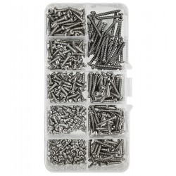 Набір нержавіючих шурупів PA2.6 370шт. нерж. 304 Набір нержавіючих шурупів PA2.6 370шт. нерж. 304