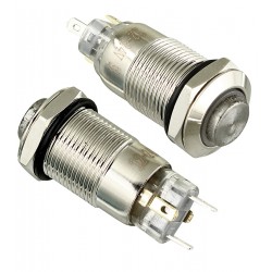 Кнопка Антивандальная HS12H-10EZ/J/N 12-24V AC/DC Blue LED Кнопка Антивандальная HS12H-10EZ/J/N 12-24V AC/DC Blue LED