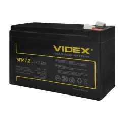 Акумулятор Videx свинцево-кислотний 6FM7,2 12V/7,2Ah свинцево-кислотний 6FM7,2 Акумулятор Videx свинцево-кислотний 6FM7,2 12V/7,2Ah свинцево-кислотний 6FM7,2