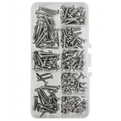 Набір нержавіючих шурупів PA3 200шт. нерж. 304 Набір нержавіючих шурупів PA3 200шт. нерж. 304