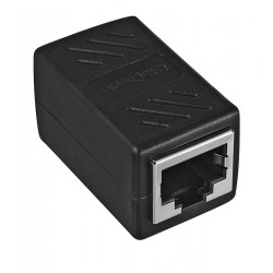 З'єднувач крученої пари, гніздо Ethernet - гніздо Ethernet. (RJ-45), чорний З'єднувач крученої пари, гніздо Ethernet - гніздо Ethernet. (RJ-45), чорний