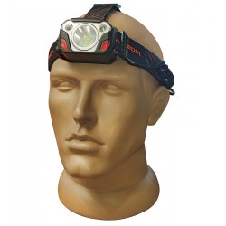 Налобний ліхтарик VIDEX VLF-H056 Luminus SST40, 20W 1400Lm 6500K + Red led, 2*18650, Type-C ip65,