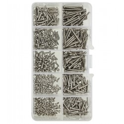 Набір нержавіючих шурупів PA2 500шт. нерж. 304 Набір нержавіючих шурупів PA2 500шт. нерж. 304