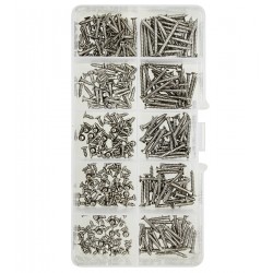 Набір нержавіючих шурупів KA2 400шт. нерж. 304 Набір нержавіючих шурупів KA2 400шт. нерж. 304